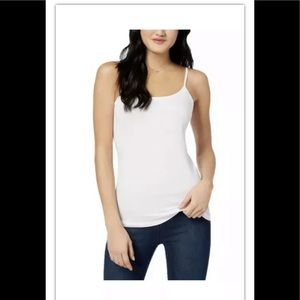 Maison Jules White Adjustable Cami Camisole Tank